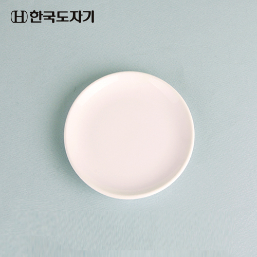 [한국도자기] 린넨화이트 그림 4 접시